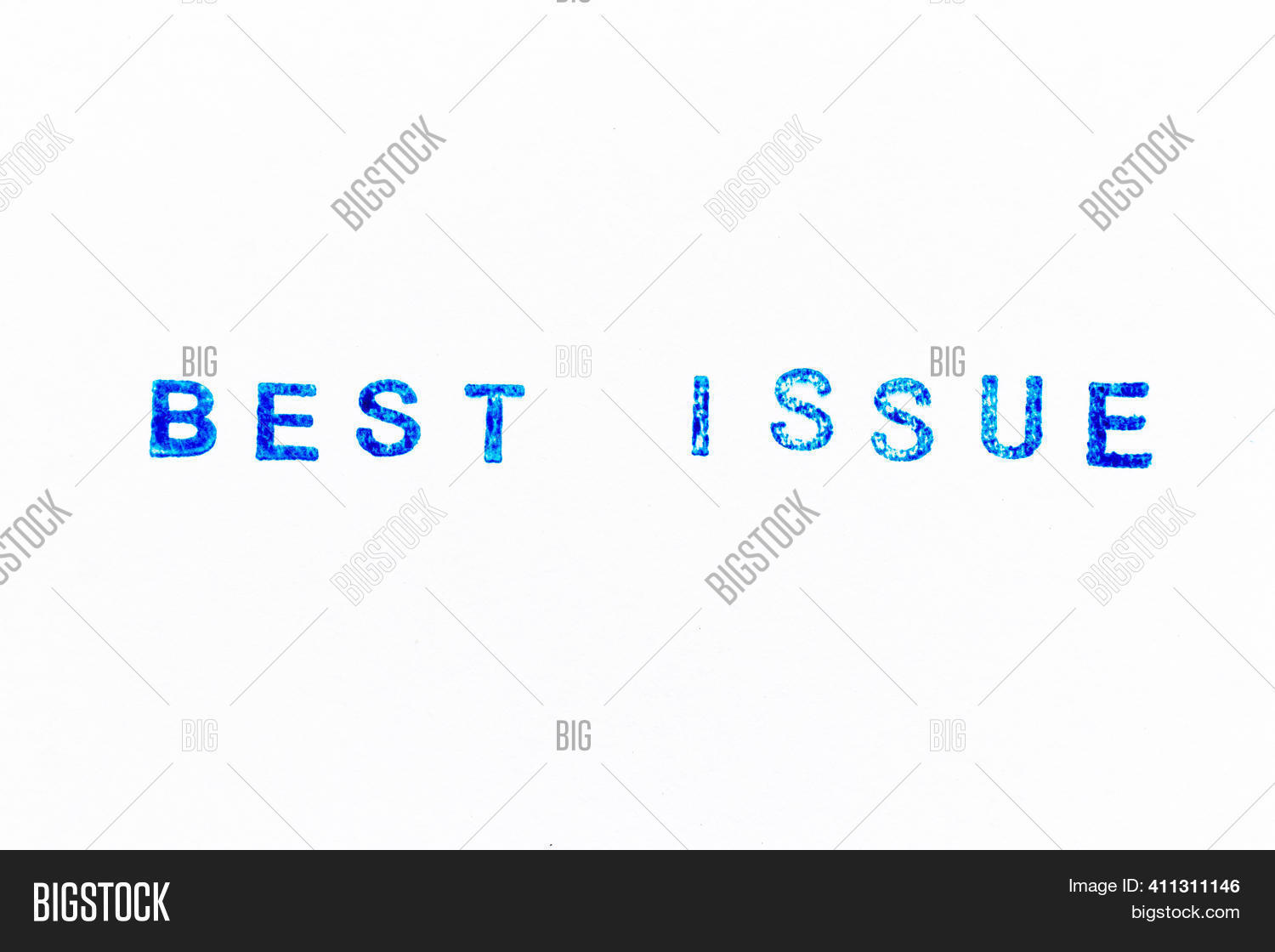Blue Color Ink Rubber Image & Photo (Free Trial) | Bigstock
