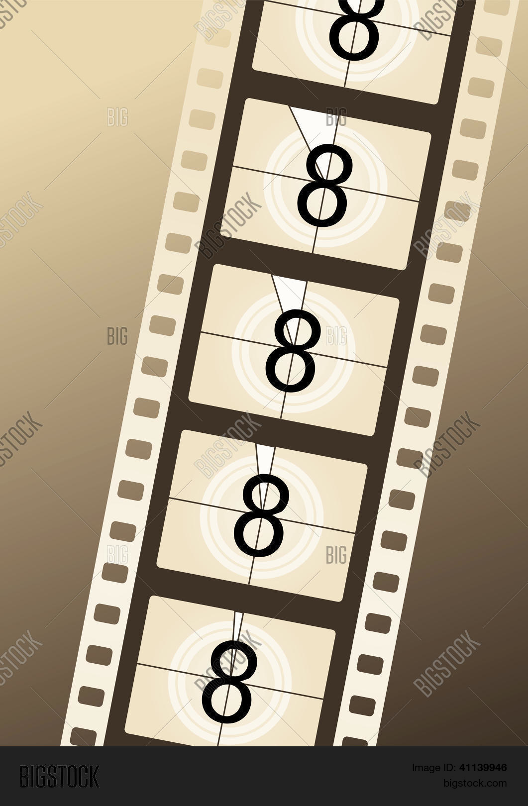 Filmstrip Countdown Vector & Photo (Free Trial) | Bigstock