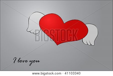 Cuore con le ali