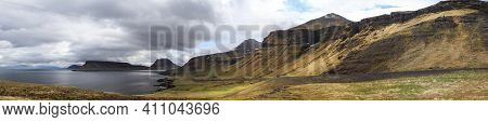 Panoramic View Of Coastline Near Grundarfjordur, Iceland
