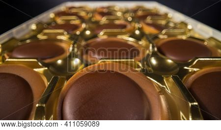 Toffifee - Famous Sweet Caramel Candy With Chocolate - Frankfurt, Germany - March 4, 2021