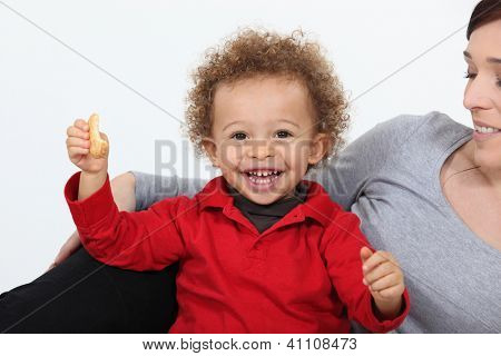 Retrato de un niño lindo