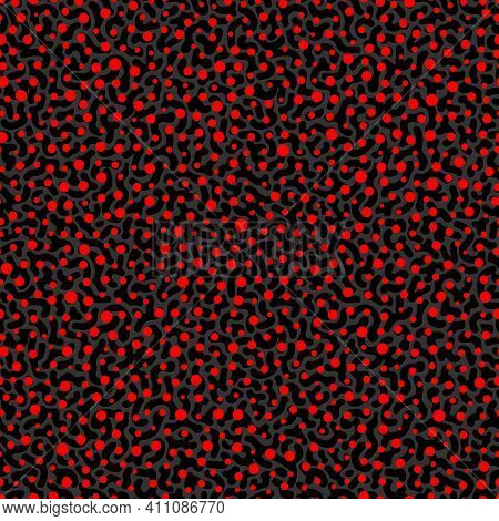 Vector Hand Drawn Purifier Fish Skin Seamless Pattern