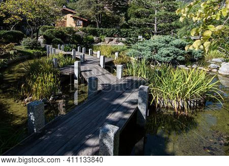View Of The Japanese Garden Of Monte Carlo