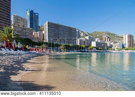 View Of The Principality Of Monaco And Montecarlo