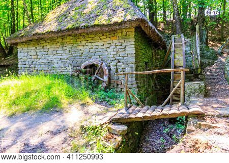 Old Watermill In Pyrohiv (pirogovo) Village Near Kiev, Ukraine