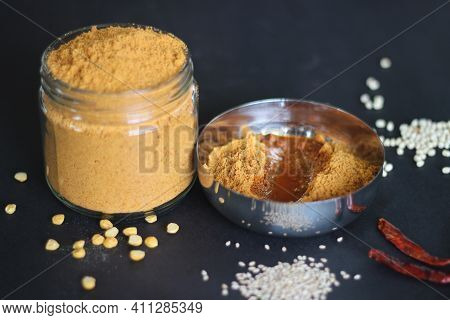 Idli Podi Or Milagai Podi Is A Dry Vegan Condiment Served With Idlis Or Dosa. Basically Idli Milagai