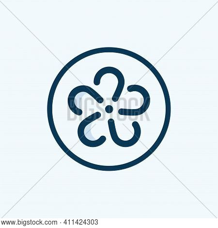 Flower Icon Isolated On White Background From Spring Collection. Flower Icon Trendy And Modern Flowe
