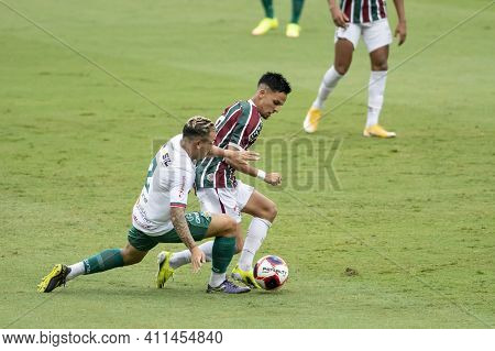 Rio, Brazil - March 07, 2021: Gabriel Teixeira Player In Match Between Fluminense V Portuguesa By Ca
