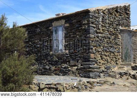 Cape Favaritx, Menorca / Spain - June 23, 2016: An Old Stone House At Cape Favaritx, Menorca, Balear