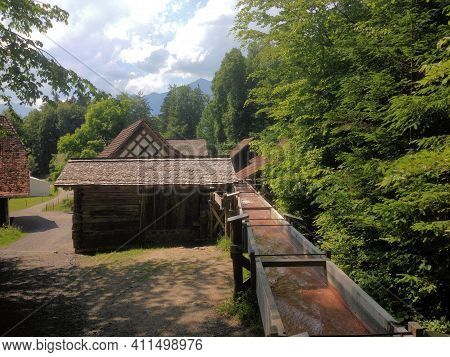 Lovely Natural Scenery At The Ballenberg Open Air Museum Near Brienz In Switzerland 4.6.2015