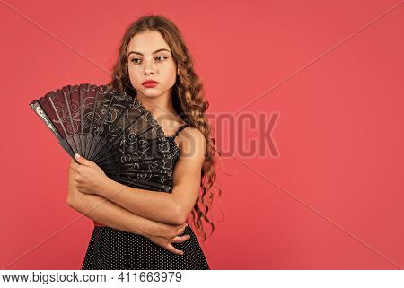 Climate Control. Air Circulation. Mysterious Vintage Girl. Cooling And Ventilation. Air Conditioner.