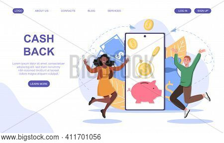 Multiracial Happy Couple Rejoice For Cash Back Rewards Concept Dancing, Positive Face, Smiling, Shou