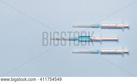Syringes Vaccination Disease Prevention Medicine In A Syringe