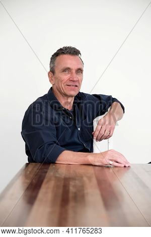 Editorial Portrait Of Entrepreneur Peter Cheales