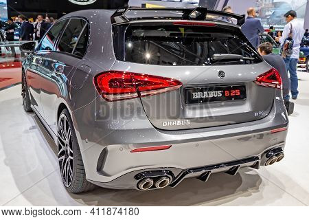 Brabus B25 Mercedes Benz W177 A250 Customized Luxury Car At The 89th Geneva International Motor Show