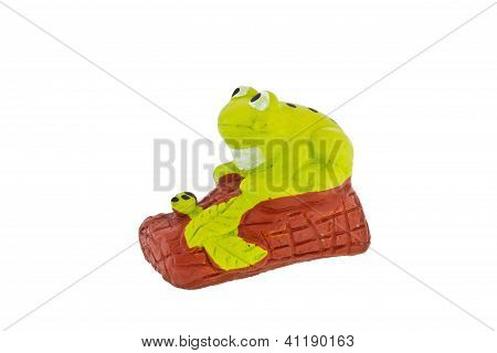 Kurbağa ve günlük paperweight