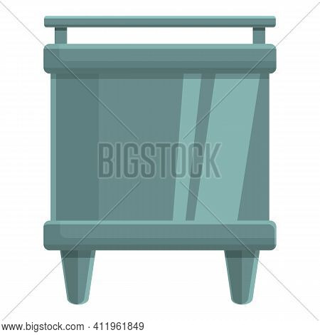 Paper Production Stove Icon. Cartoon Of Paper Production Stove Vector Icon For Web Design Isolated O