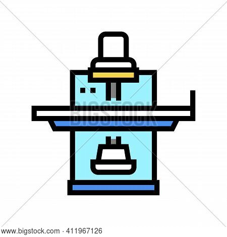 Fluoroscope Radiology Color Icon Vector. Fluoroscope Radiology Sign. Isolated Symbol Illustration
