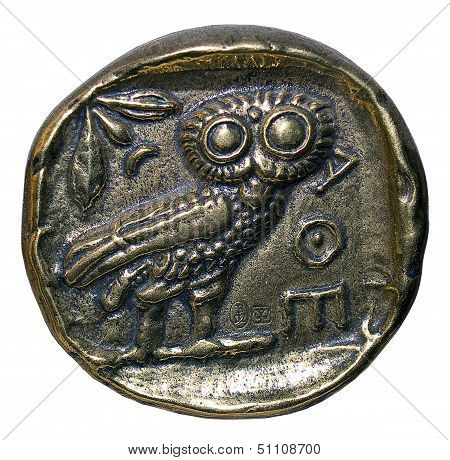 ancient greek coin - tetradrachm