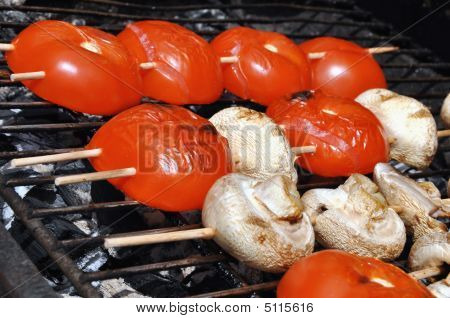 vegetarische Spieß