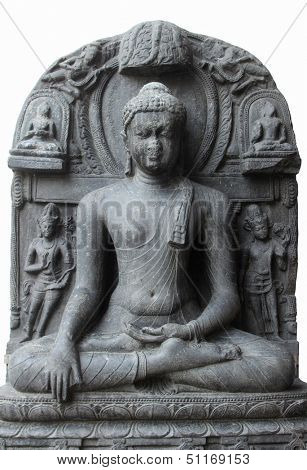 Buddha in Bhumisparsha mudra, from 10th/11th century found in Bihar, India 