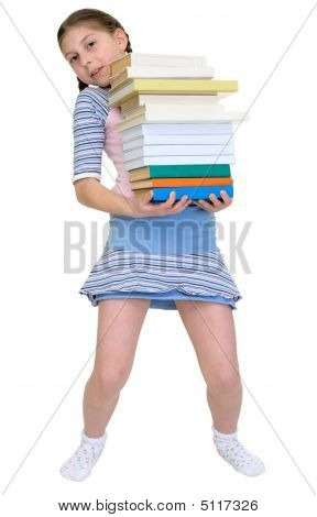 Ragazza e libri