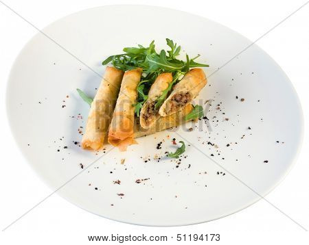 Deep Fried Turkish Cigar Shaped Rolls 