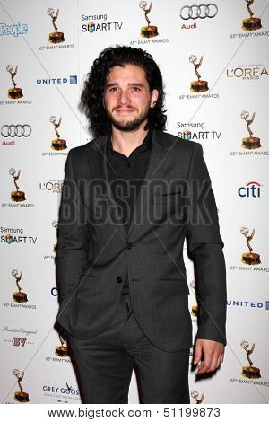 LOS ANGELES - SEP 20:  Kit Harington at the Emmys Performers Nominee Reception at  Pacific Design Center on September 20, 2013 in West Hollywood, CA