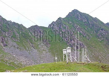 Weather Station On Mountain