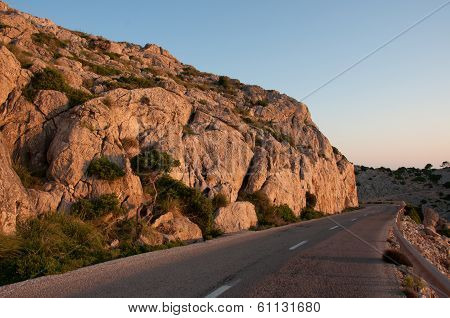 Road in mountains