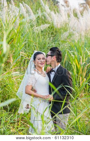 Asian Couple Groom And Bride