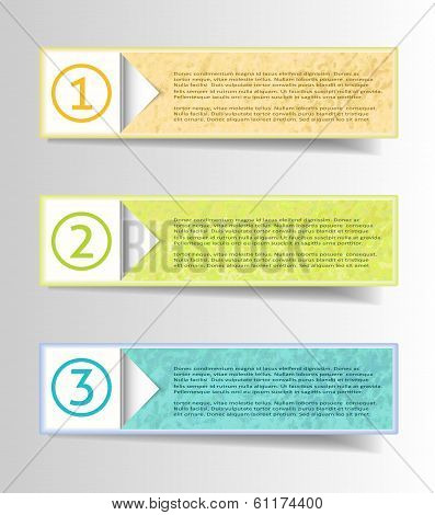 Vector Progress Background / Product choice or Version. eps 10
