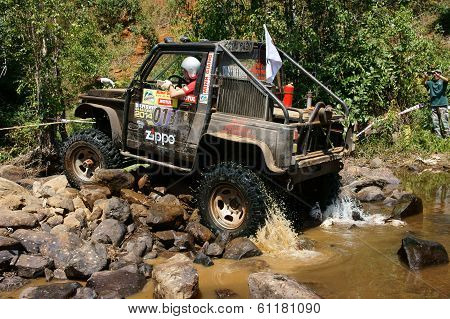 Racer Off Road At Terrain Racing Car Competition