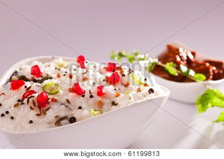 Curd Rice from South India