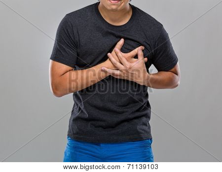 Man suffer from heart attack