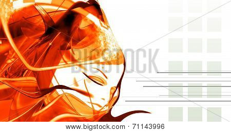 dreamlike woman portrait