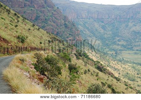 Mountain Pass In The Marakele National Park