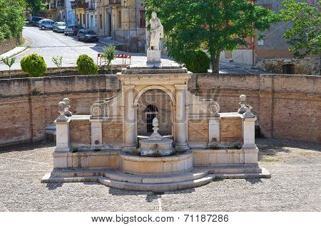 Fountain Cavallina. Genzano di Lucania.Italy.