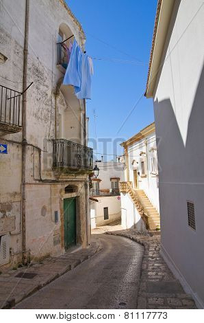Alleyway. Laterza. Puglia. Italy.