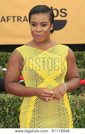 LOS ANGELES - JAN 25:  Uzo Aduba at the 2015 Screen Actor Guild Awards at the Shrine Auditorium on January 25, 2015 in Los Angeles, CA