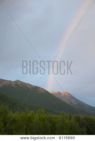 Rainbow Over Chugach Range