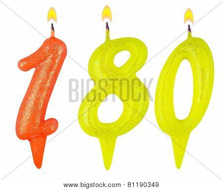 Candles Number One Hundred Eighty