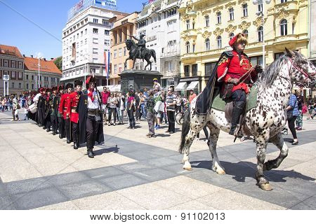 Changing Of The Guard Honorary Cravat Regiment