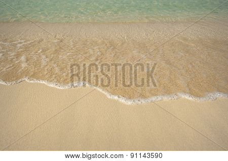 Clear Water And Sand On The Seashore