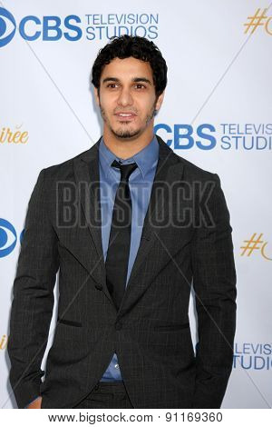 LOS ANGELES - MAY 18:  Elyes Gabel at the CBS Summer Soiree 2015 at the London Hotel on May 18, 2015 in West Hollywood, CA