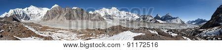 Panoramic View Of Mount Cho Oyu