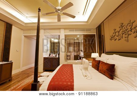 Luxury hotel room