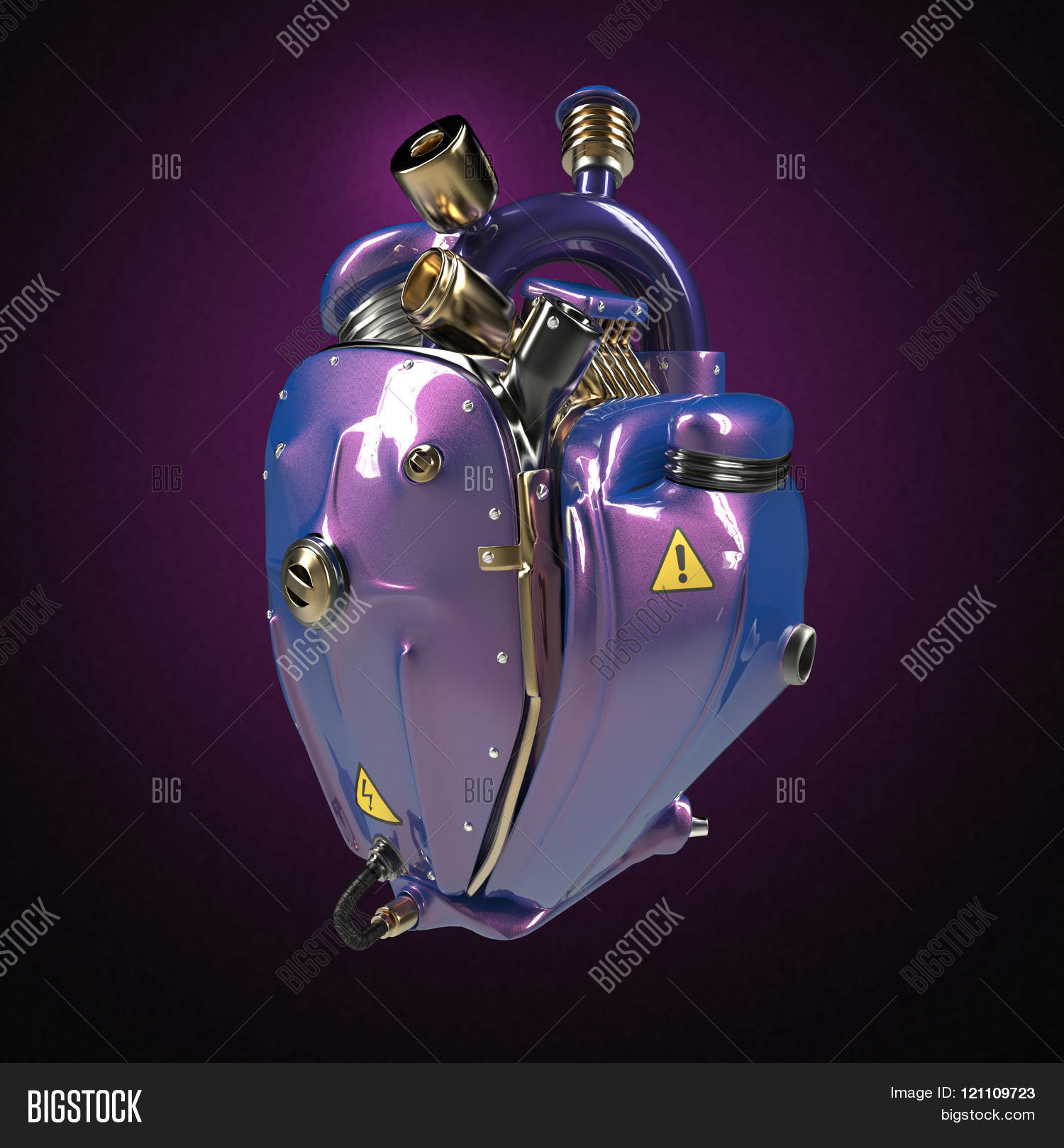 Diesel Punk Robot Image Photo Free Trial Bigstock