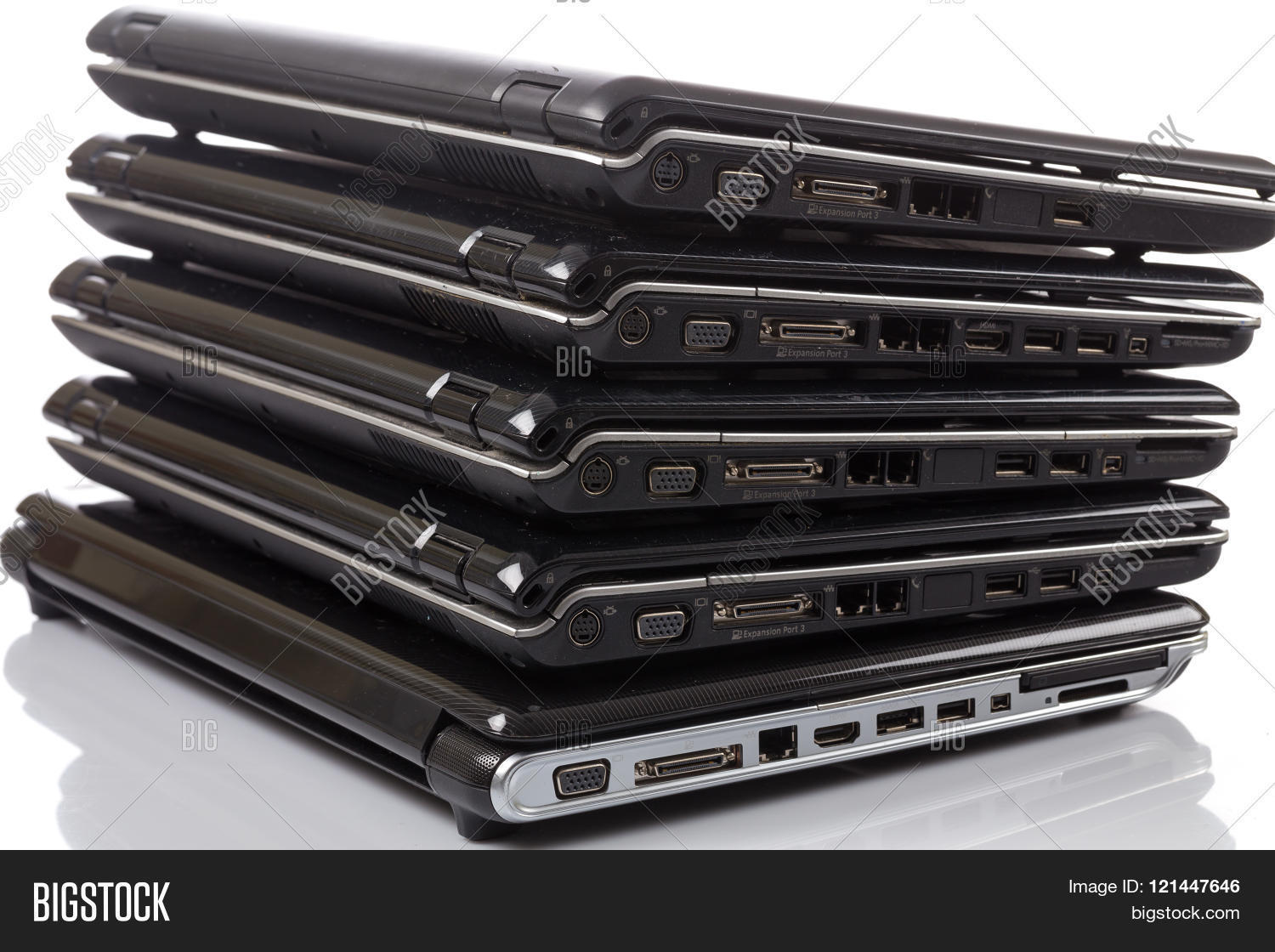 Stack Old Laptops Image & Photo (Free Trial) Bigstock